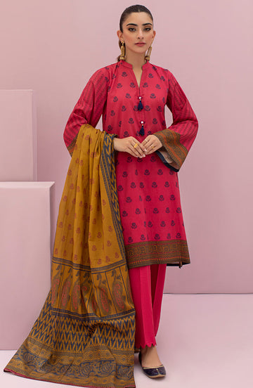 Orient OTL 22-100 Pink Meher Printed Lawn 2022 Online Shopping